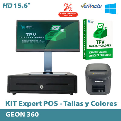 KIT Expert POS GEON 360 - TPV Tallas y Colores
