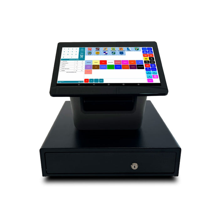 KIT TPV + EASY POS Windows CITAQ S1 Lite | Quad-Core J6412 | 4GB RAM | 128GB SSD | 11.6" | Impresora 80mm | + Cajón