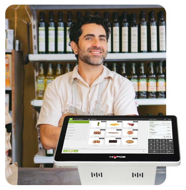 TPV Android HIOPOS GO!! | Quad-Core RK3566 | 2GB RAM | 16GB | 11.6" | Impresora 80mm