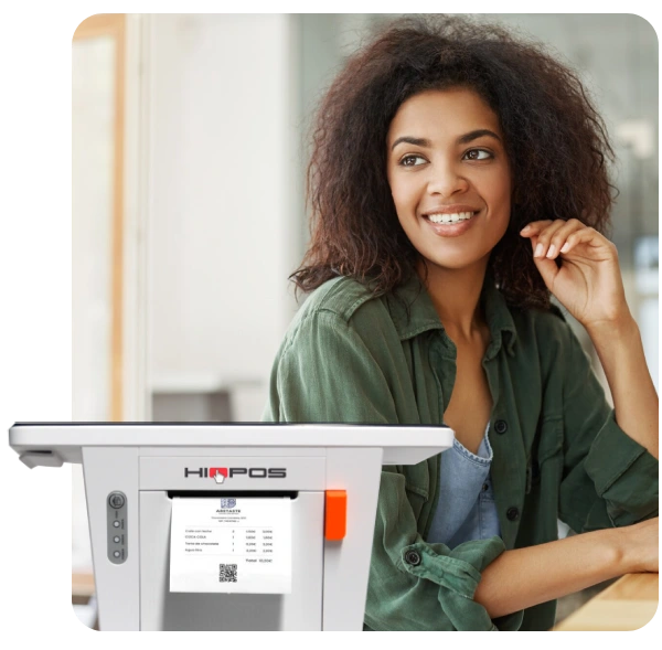 TPV Android HIOPOS GO!! | Quad-Core RK3566 | 2GB RAM | 16GB | 11.6" | Impresora 80mm