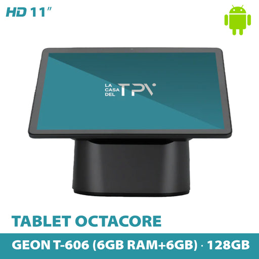 GEON T-606 OCTA-CORE (+SOPORTE ADICIONAL) /(6GB+6GB AMPLIABLE)/128GB/11"