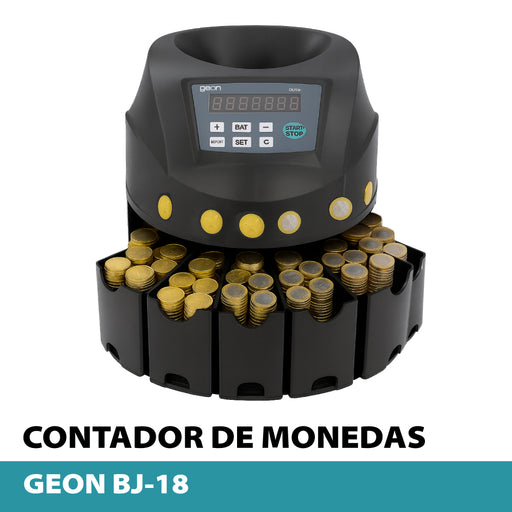 GEON BJ-18 Contador detector de monedas