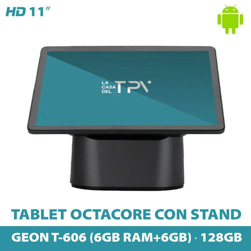 GEON T-606 + SOPORTE OCTA-CORE /(6GB+6GB AMPLIABLE)/128GB/11"