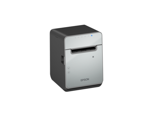 Epson TM-L100 negra, vista lateral derecha