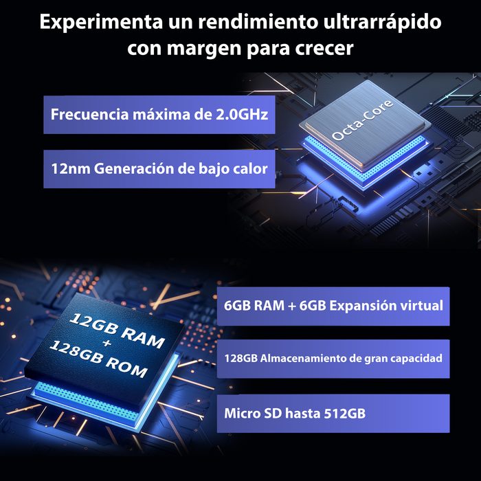 GEON T-606 OCTA-CORE/(6GB+6GB AMPLIABLE)/128GB/11"