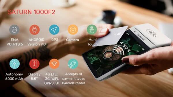 Datáfono Castles Saturn 1000F2 | Quad-Core | 1GB RAM | 8GB | 5,5"