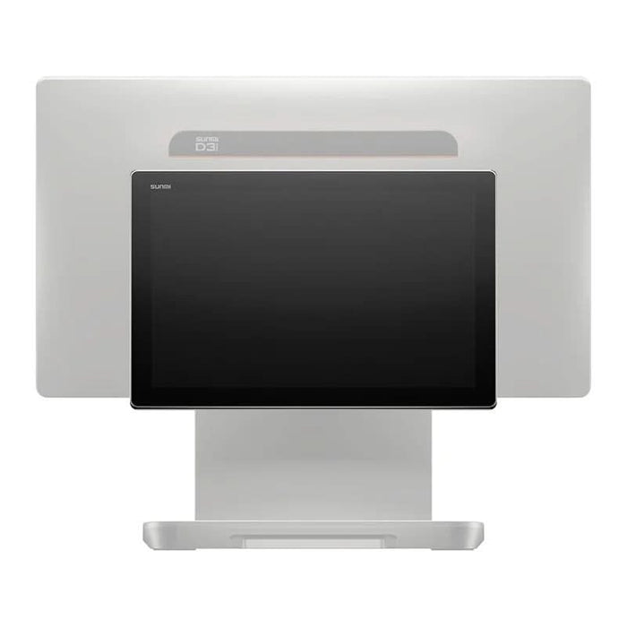 Pantalla secundaria SUNMI D3 PRO 10,1 pulgadas C02020005: vista frontal montada en el terminal
