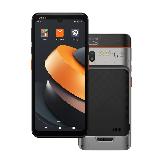 PDA Android SUNMI L3 (GMS+NFC+4G) | Escaner 2D | Octa-Core | 6GB RAM | 128GB | 6.8" | P09070036