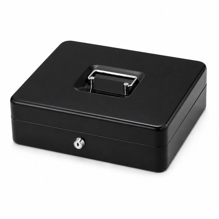 Caja de caudales GEON de metal negra