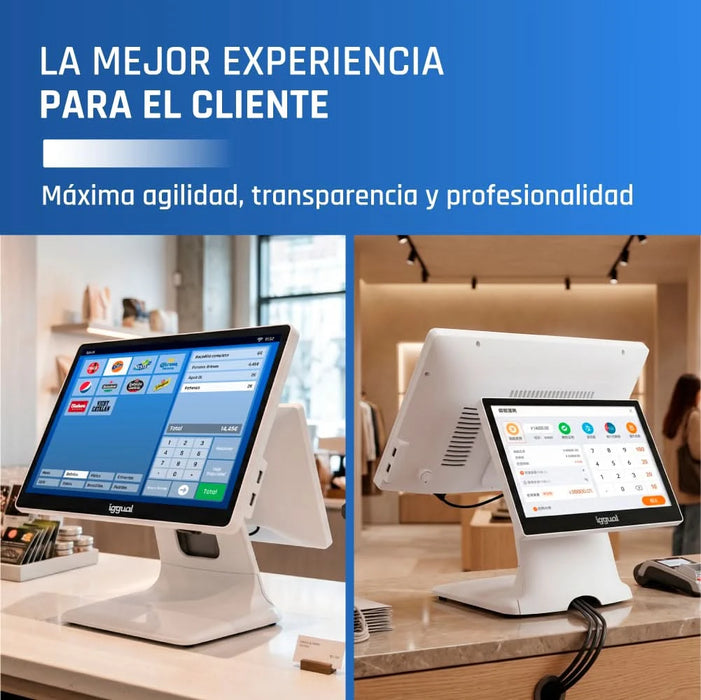 TPV Windows iggual Dual | Intel Core i5-8350U | 8GB RAM | 256GB SSD | 15,6" + 11,6"