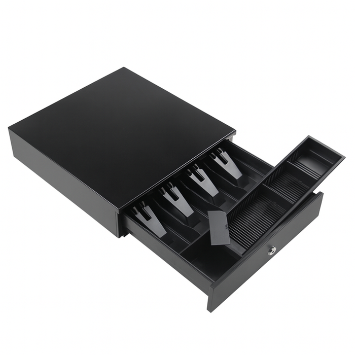 Cajón Portamonedas GEON Negro 33CM | 4C billetes | 4C monedas