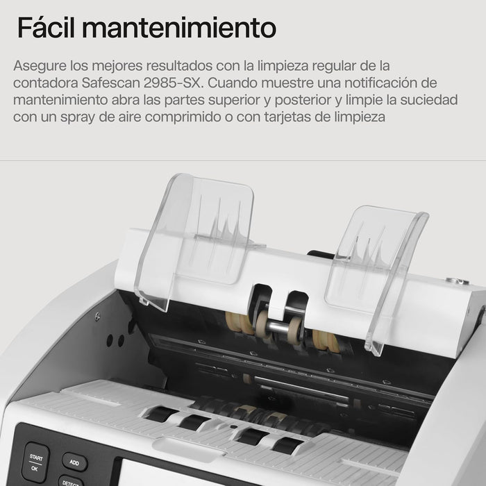 Safescan 2985-SC Contadora de billetes y clasificador