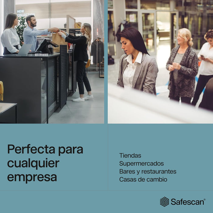 Safescan 2985-SC Contadora de billetes y clasificador