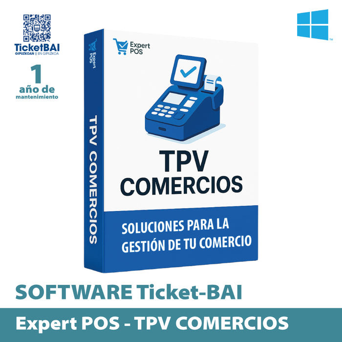 Software Expert POS - Ticket BAI - TPV Comercios
