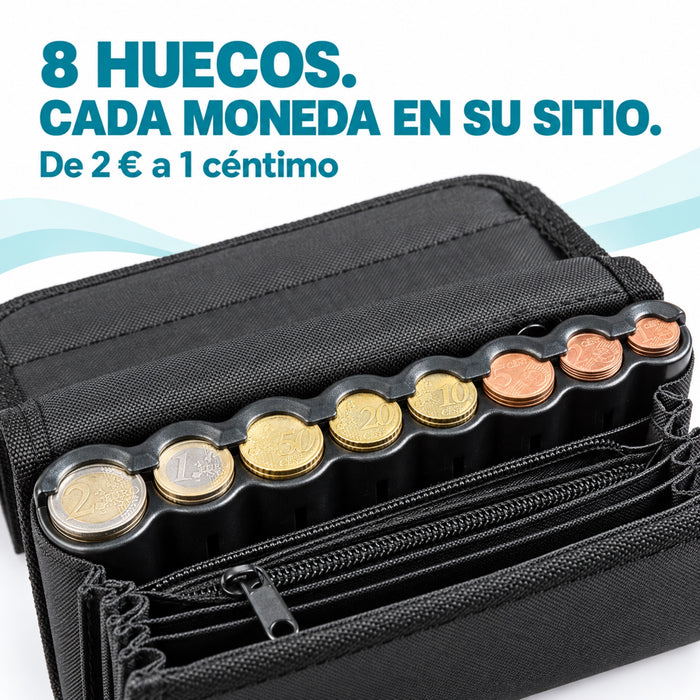 Bolso organizador de dinero