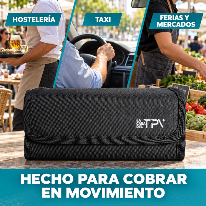 Bolso organizador de dinero