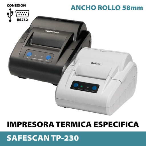 SAFESCAN TP-230 Impresora térmica específica