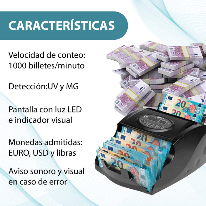 GEON BJ-05 UV/MG Contador detector de billetes