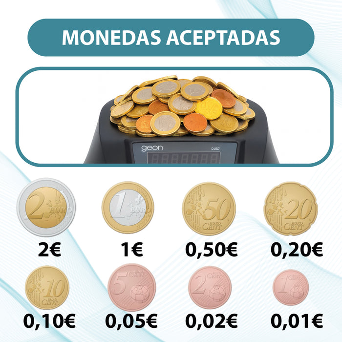GEON BJ-18 Contador detector de monedas