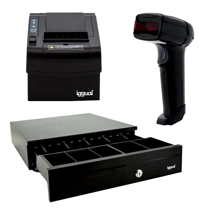 Pack Cajon + Impresora + Lector Laser iggual