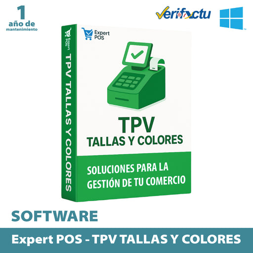 Software Expert POS - TPV Tallas y Colores