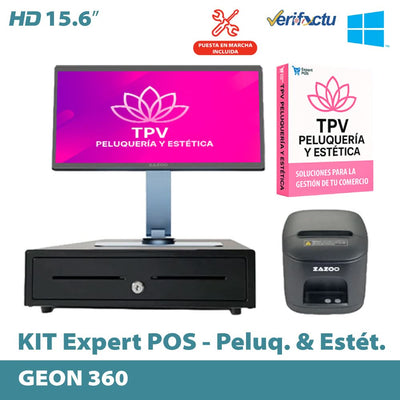 KIT Expert POS GEON 360 - TPV Peluquería y estética
