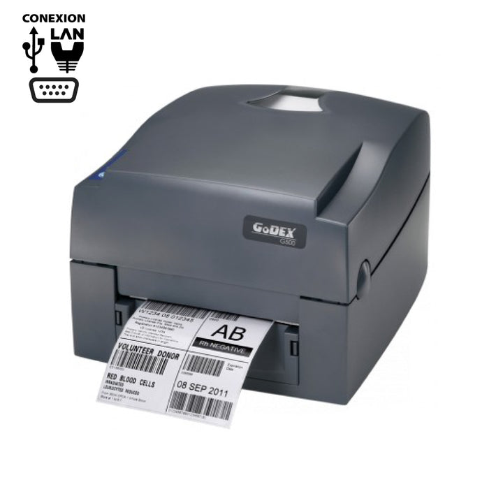 Impresora Térmica de etiquetas  GODEX G500 | 118 mm | USB+LAN+RS232