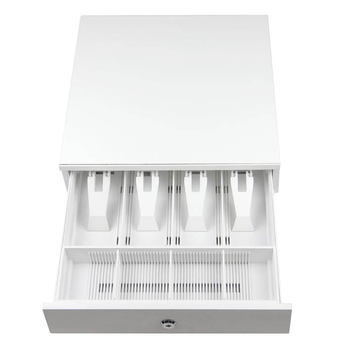 Cajón Portamonedas GEON Blanco 33CM | 4C billetes | 4C monedas