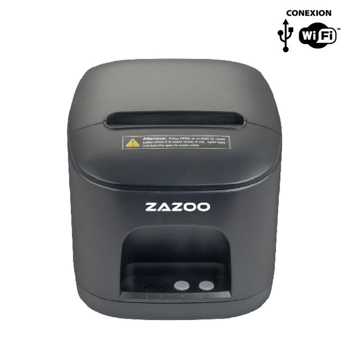 Impresora Térmica ZAZOO | 80 mm | USB + Wi-Fi