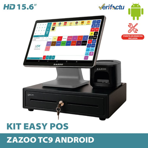 KIT ZAZOO TC9 OCTA-CORE/8GB/128GB/15.6" · EASY POS