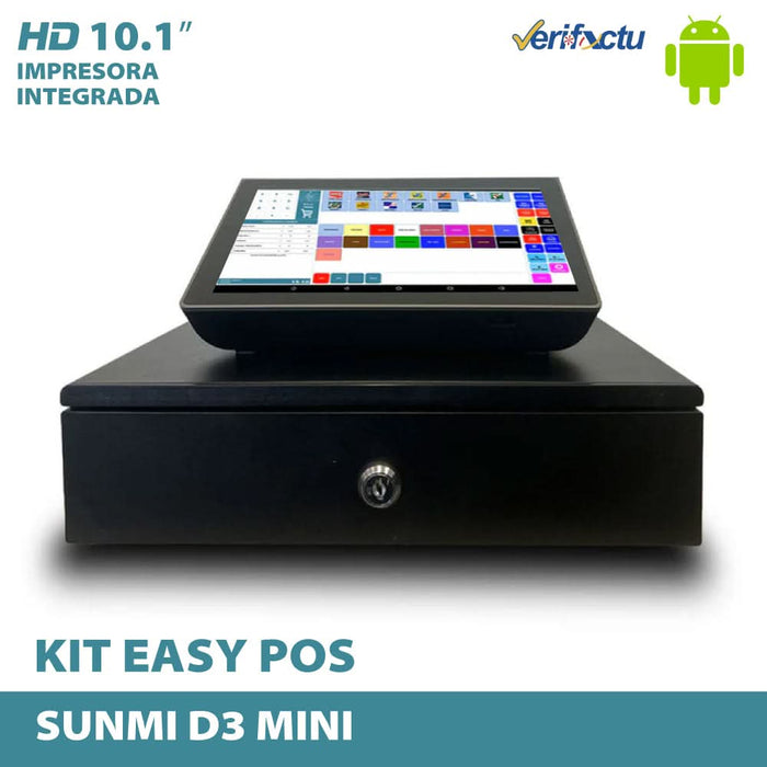 KIT TPV Sunmi D3 Mini Foodtruck Software Easy Pos Basic