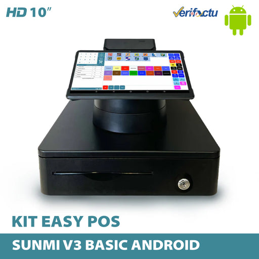 KIT TPV Sunmi V3 Android con software incluido Easy Pos Hostelería
