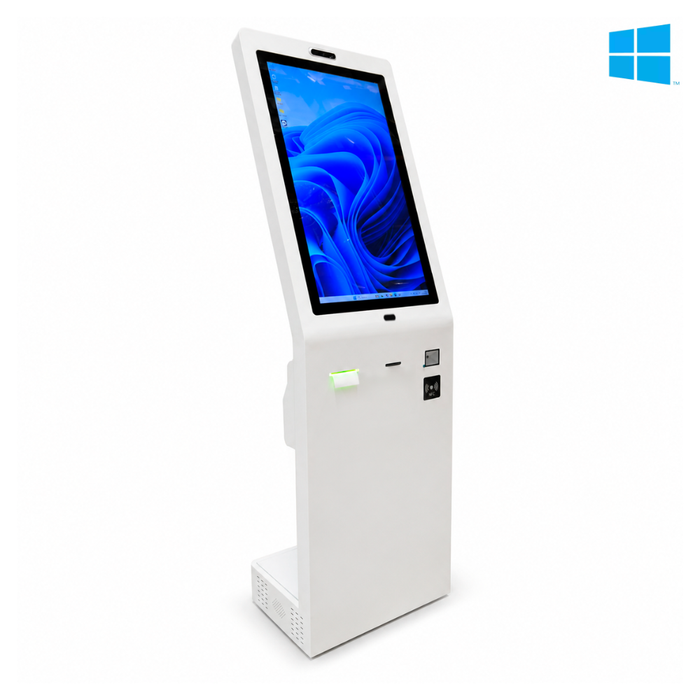 Quiosco Interactivo Windows 32" | Intel i5 | 8GB RAM | SSD 128GB | Impresora 80mm | NFC