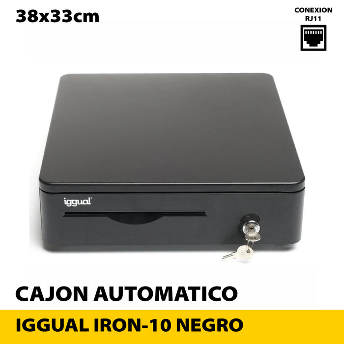IGGUAL IRON-10 Cajón Portamonedas automático eléctrico. OUTLET