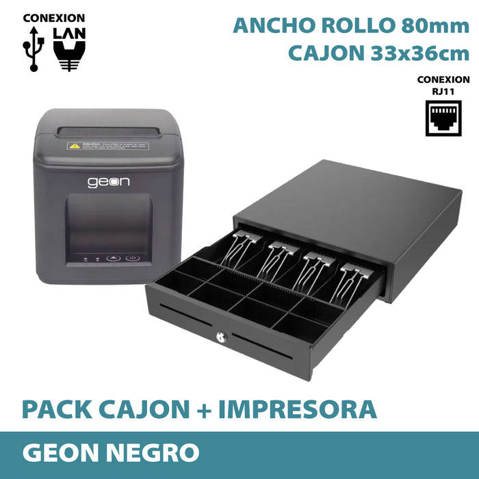 Pack Cajon + Impresora  Geon