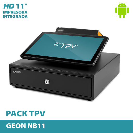 Pack TPV Tactil 11" GEON POS NB11 RK3562 QUADCORE/4GB/64GB