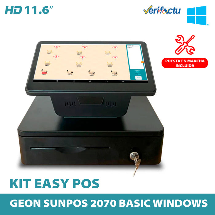 KIT Geon 2070 Nuevo Restaurante Easy Pos Basic Windows