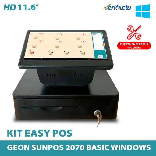 KIT TPV Foodtruck Geon sunpos-2070 Easy Pos Basic Windows