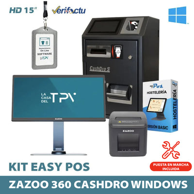 KIT ZAZOO 360 CASHDRO-S EASY POS BASIC WINDOWS