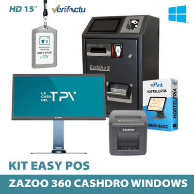 KIT ZAZOO 360 CASHDRO-S EASY POS BASIC WINDOWS