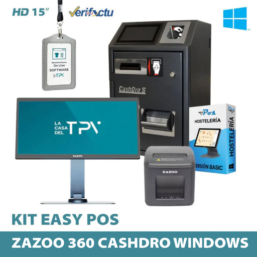 KIT ZAZOO 360 CASHDRO-S EASY POS BASIC WINDOWS