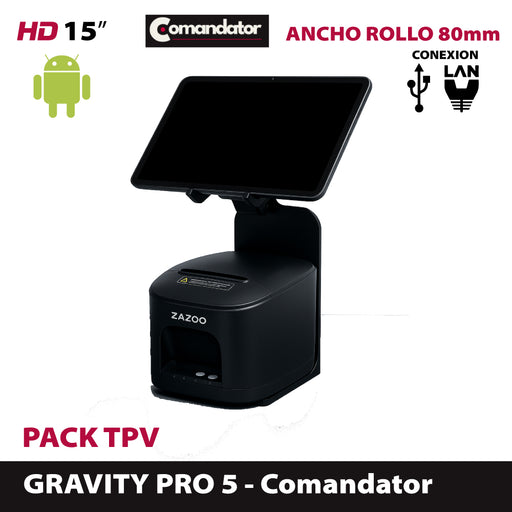 PACK TABLET GRAVITY PRO 5 · Comandator