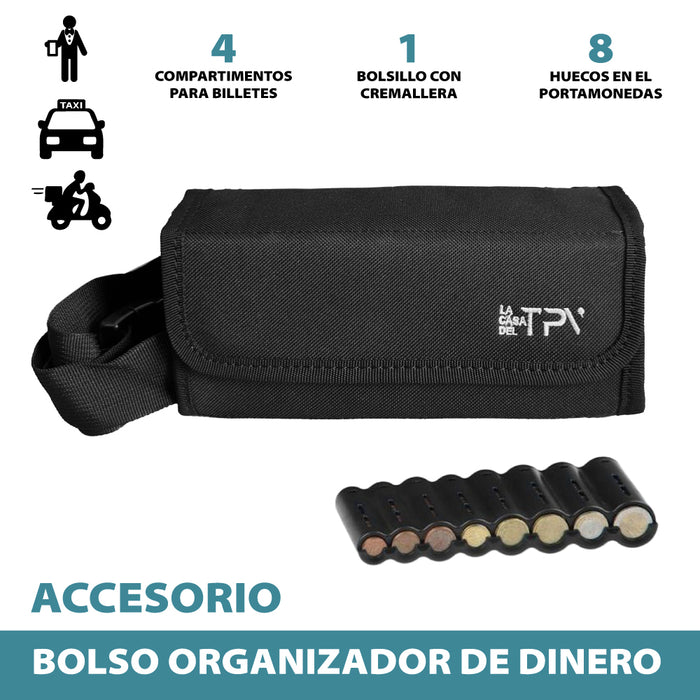 Bolso organizador de dinero
