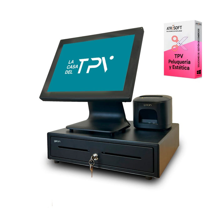 Pack TPV Geon J4125 para Peluquerías y estética Software Atrisoft Incluido