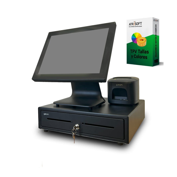 Pack TPV Geon J4125 para tiendas de ropa Software Atrisoft Incluido