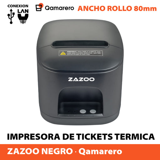 ZAZOO Impresora térmica de ticket · QAMARERO