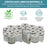 Caja 48 rollos Cinta Brother DK-22205 QL Rollo Papel Continuo 62mm x 30.48 Metros Generico