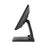 Perfil lateral del TPV POS-600 y soporte plegable.