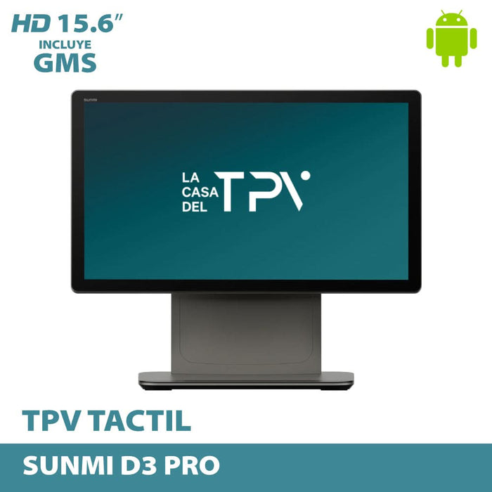 SUNMI D3 PRO GMS QUALCOMM HEXACORE/4GB/64GB/15.6"