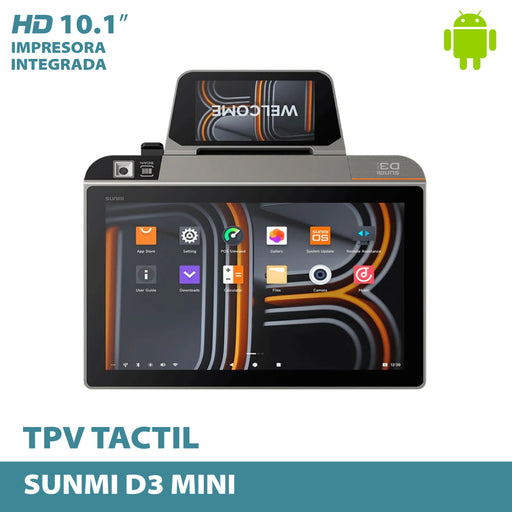 SUNMI D3 MINI QUALCOMM HEXACORE/3GB/32GB/10.1"